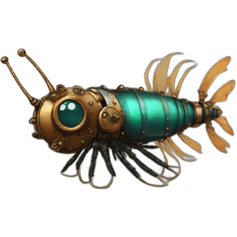 steampunk shrimp emoji