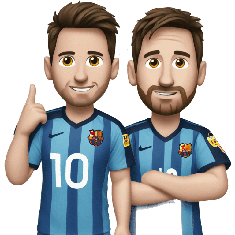 MESSI WITH A MADIRD SHIRT emoji