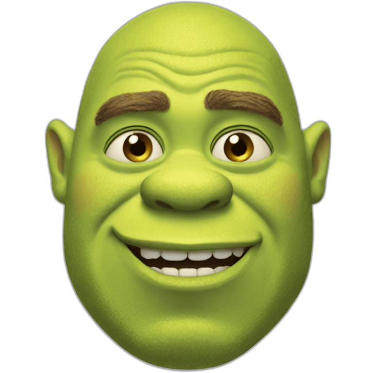 Shrek face emoji