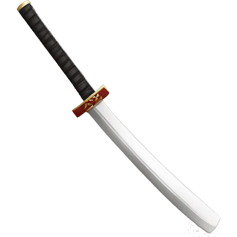 Katana with white handle emoji