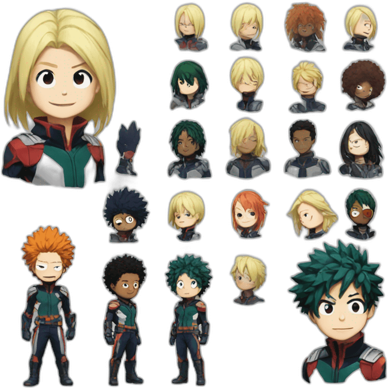 My Hero academia emoji