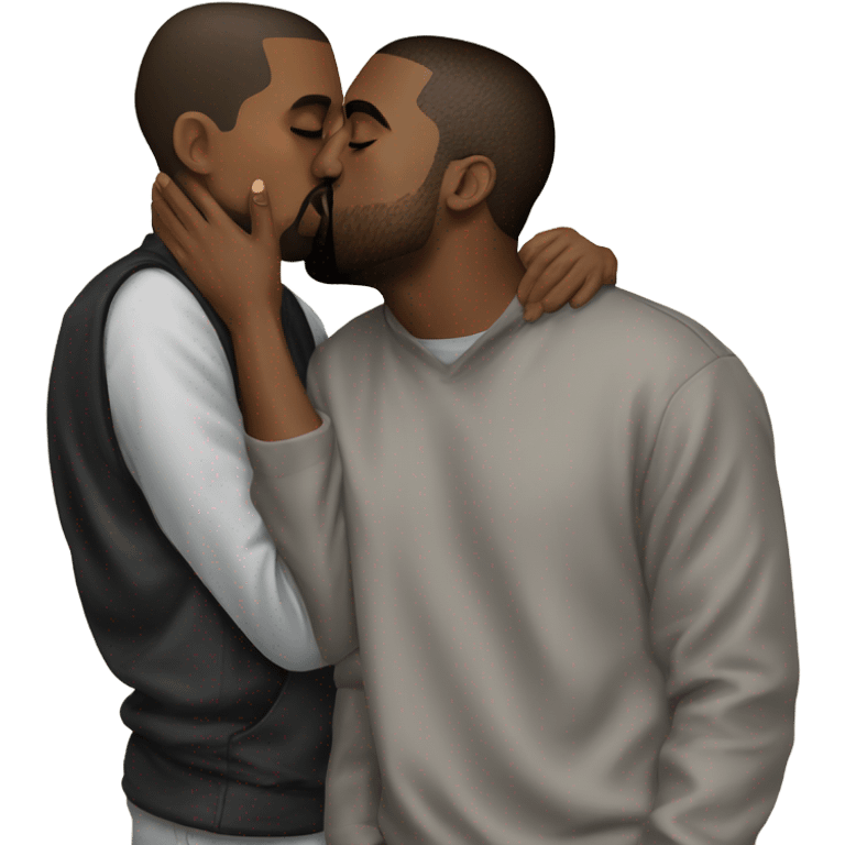 Kanye kissing Kanye kissing Kanye kissing Kanye  emoji