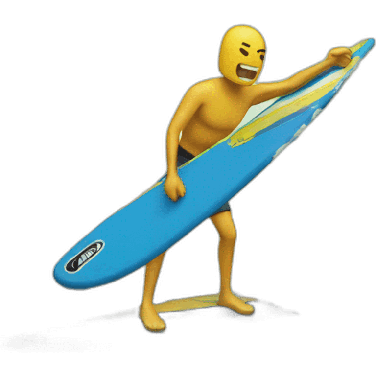 Paddleboard step back pivot turn emoji