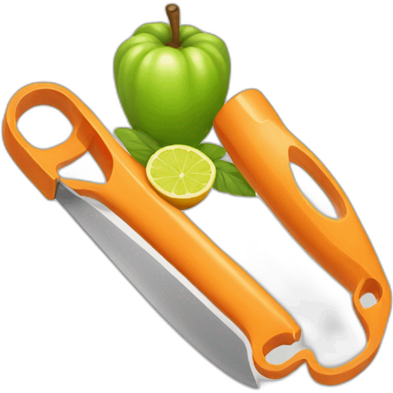 fruit peeler emoji