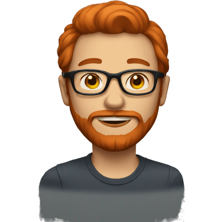 guy with a red beard and glasses  emoji