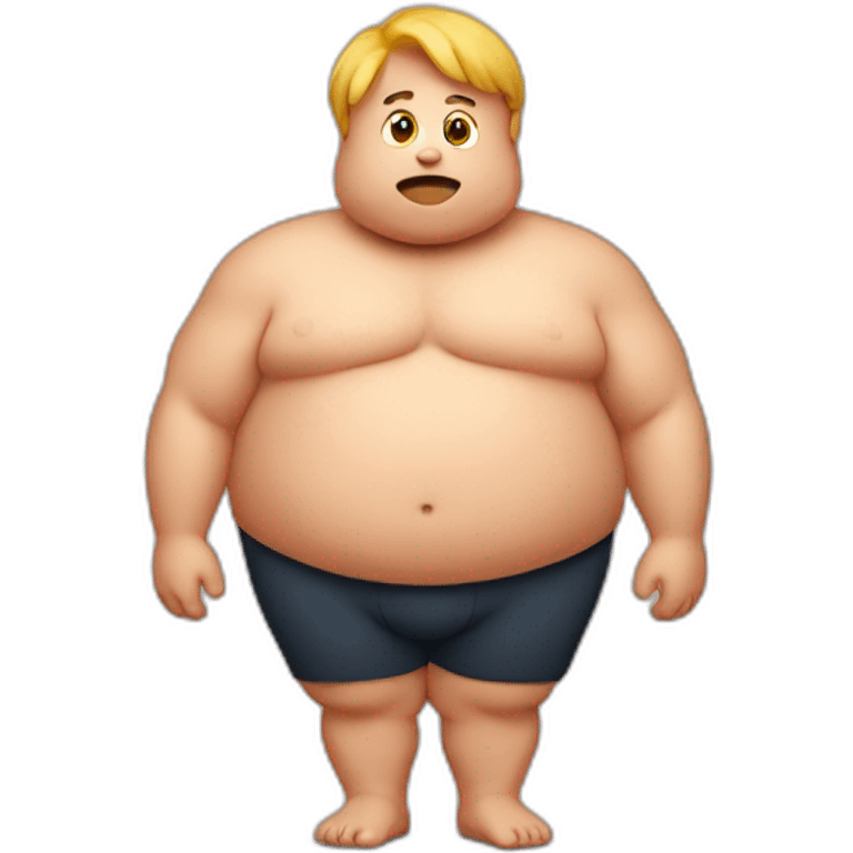 obese with muscles emoji