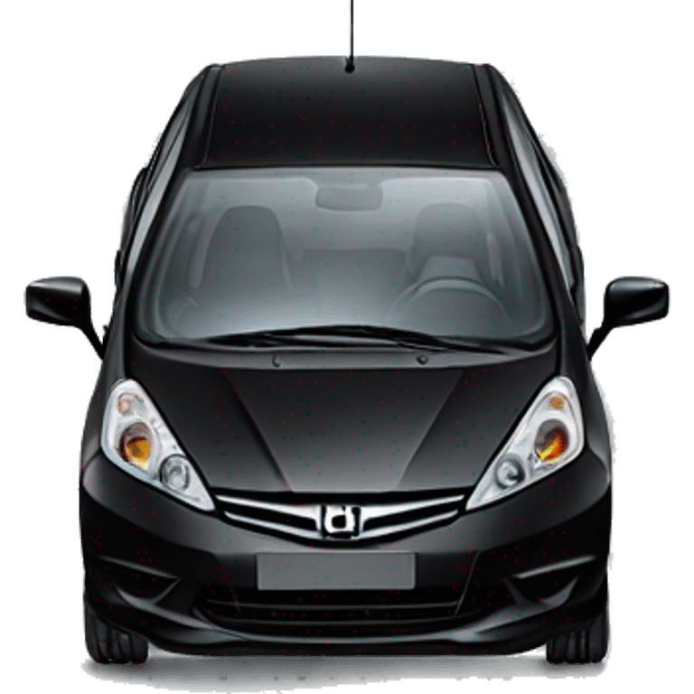 2013 black honda jazz emoji