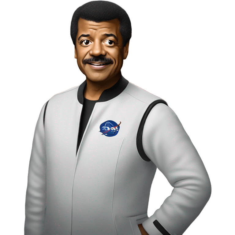 Neil degrasse Tyson in space emoji