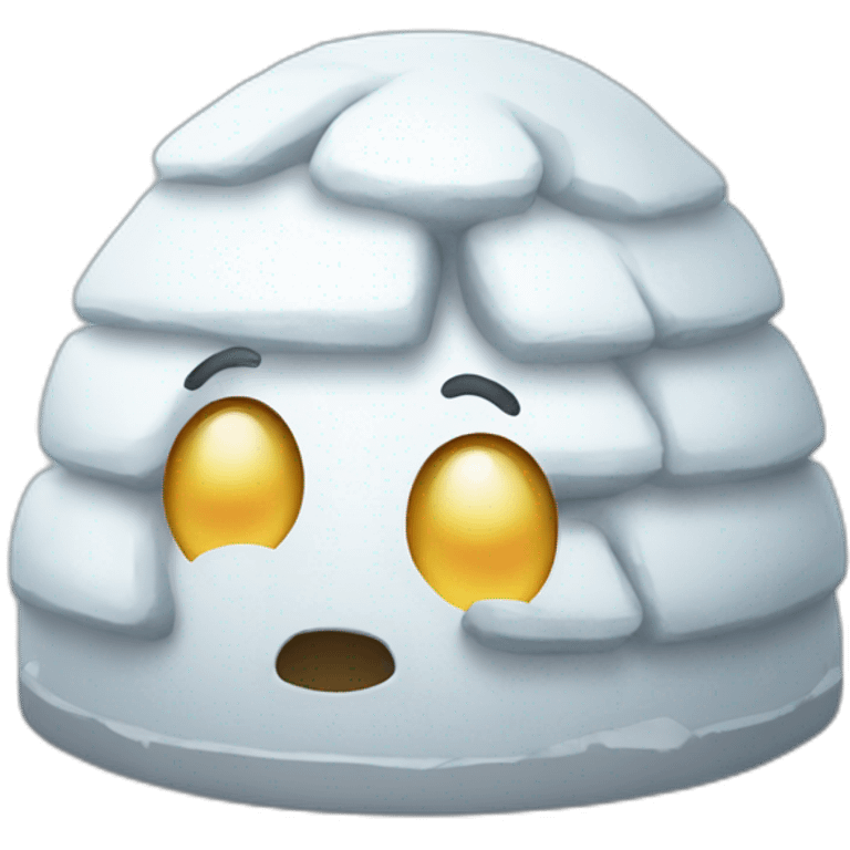 igloo bright face emoji