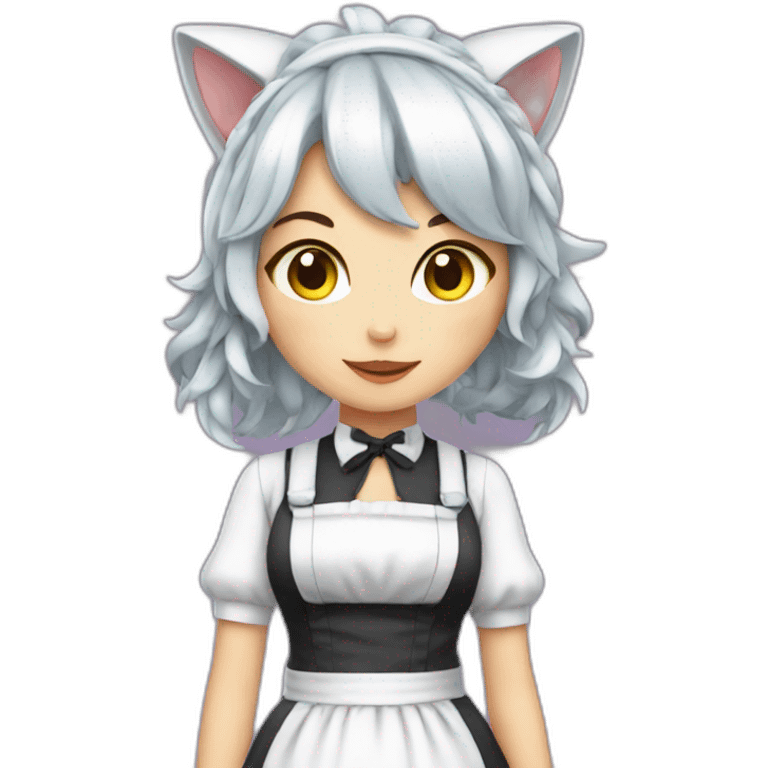 maid catgirl emoji