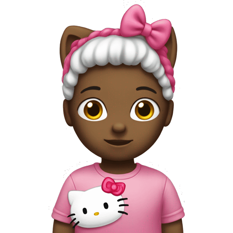 hello kitty side eyeing emoji