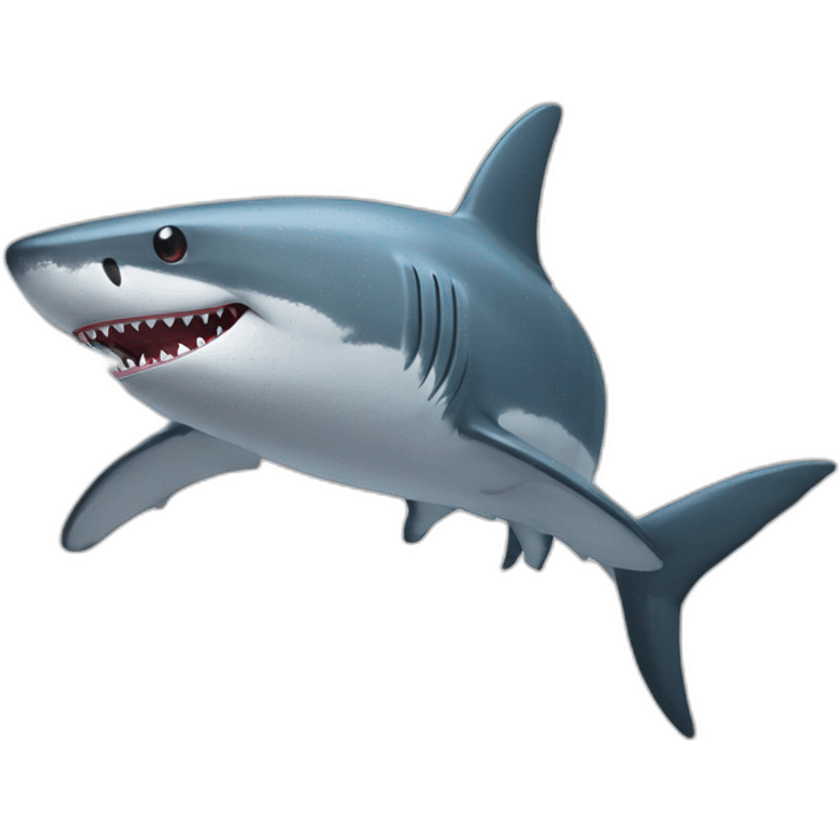 chat sur requin emoji