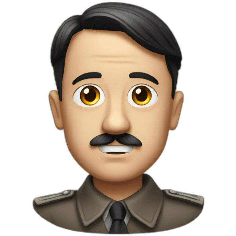 Hitler qui ne sourit pas emoji