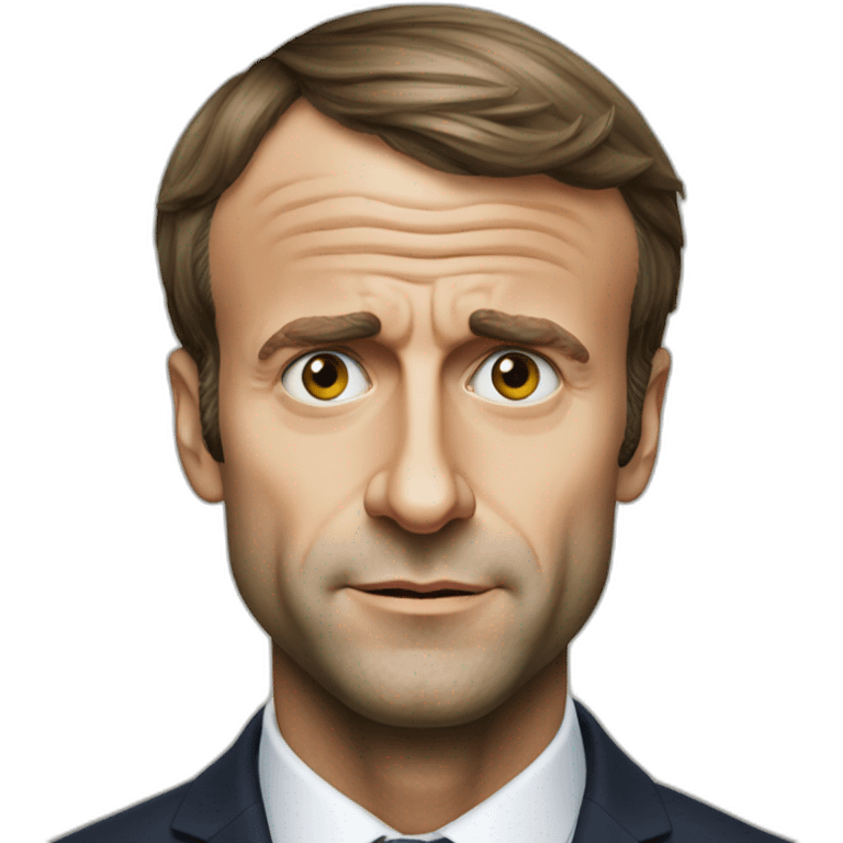 Poor Emmanuel Macron emoji