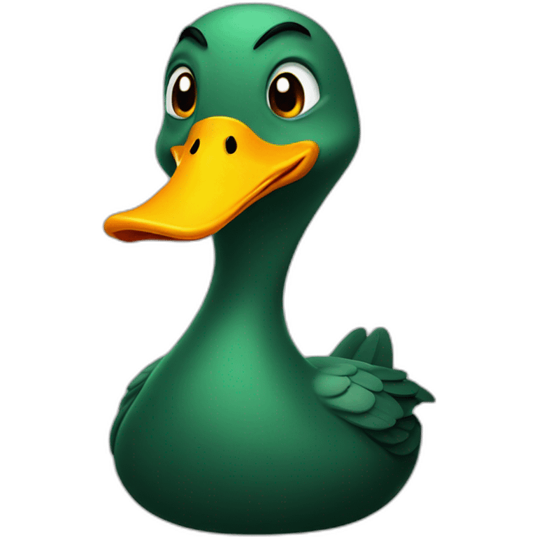 Evil duck emoji