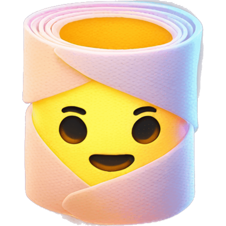 bandage with glowing neon emoji