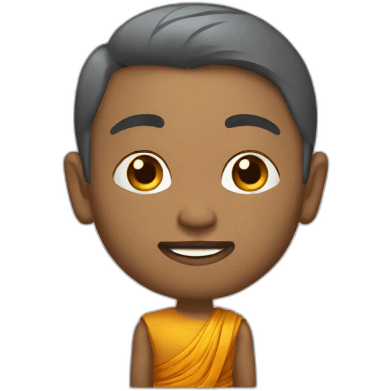 Buddhist Indian superhero emoji