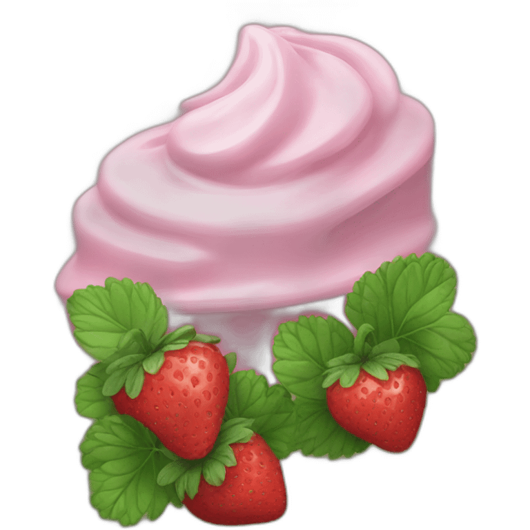 Fraise bramboise myrtille emoji