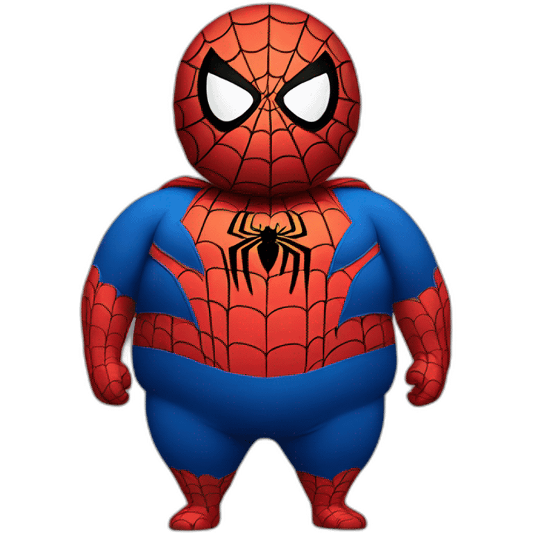 Fat spiderman emoji