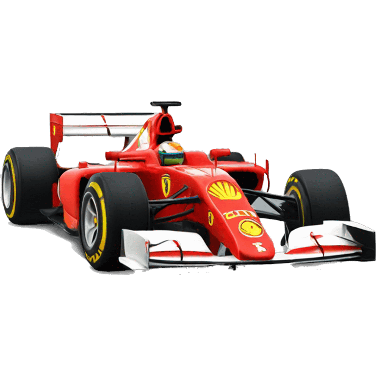 Ferrari formula one car emoji