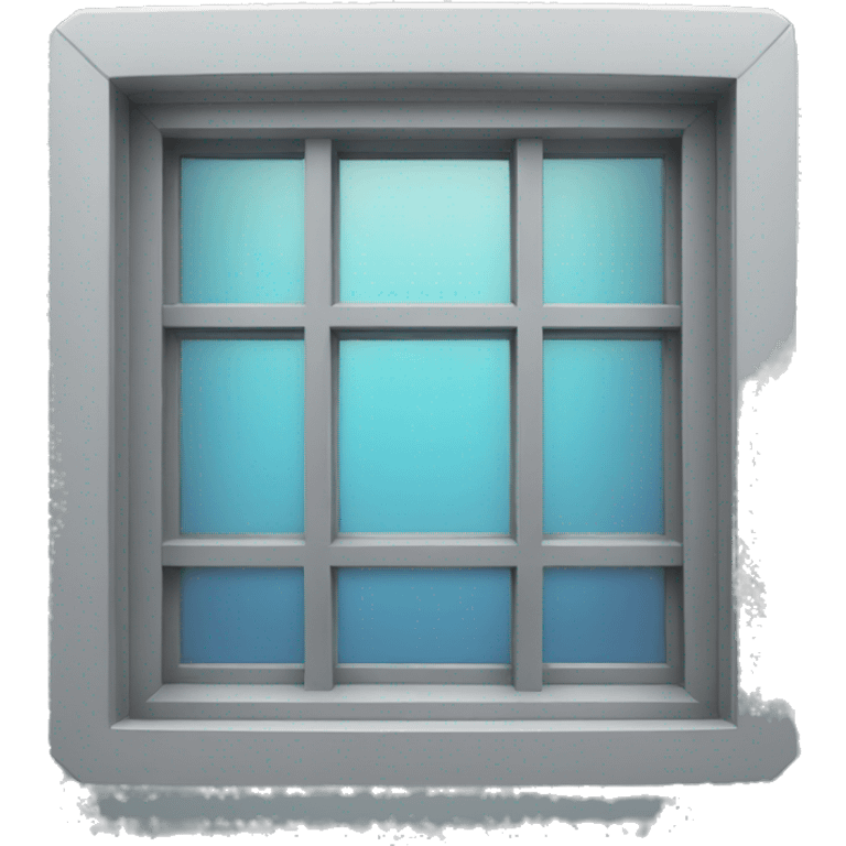 futuristic window frame emoji