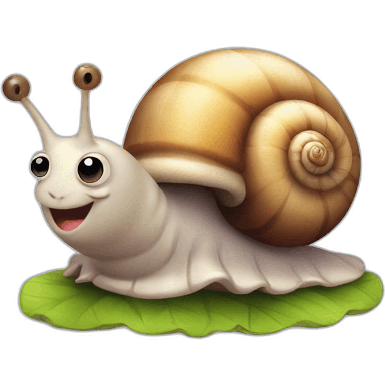 Cute little Snail  emoji