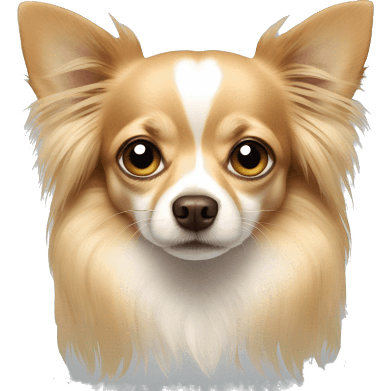 long-hair-chihuahua with tears emoji