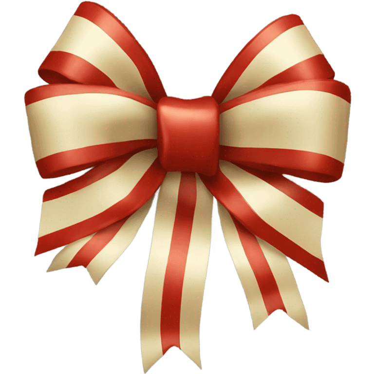 Decorative Christmas bow emoji