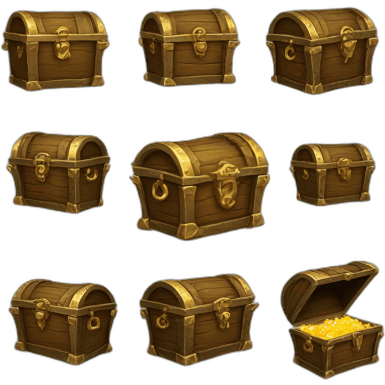 A magical treasure chest emoji