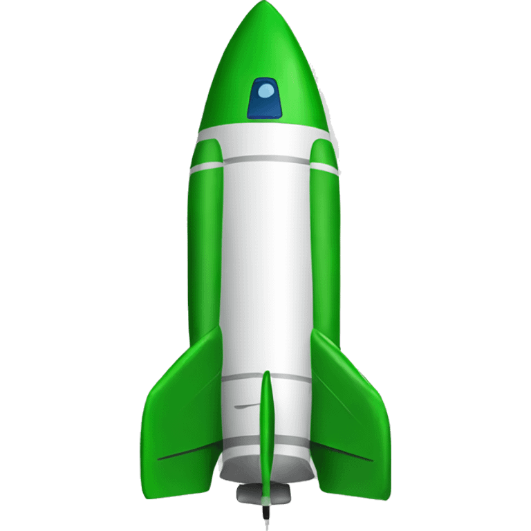 the greeen rocket emoji