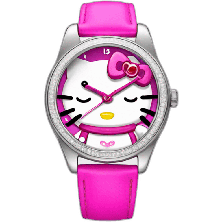 hello kitty watch emoji