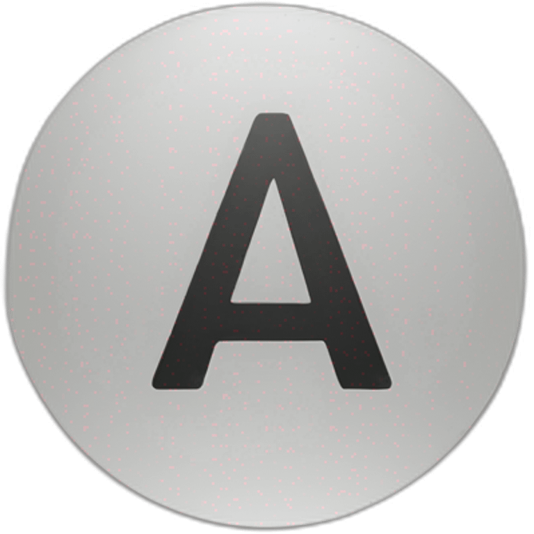 letter A circled emoji