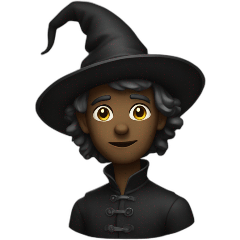 Sorcier noir emoji