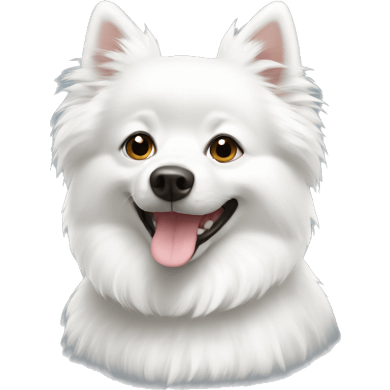 white spitz emoji