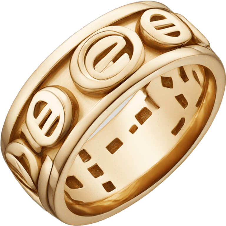 cartier love ring emoji