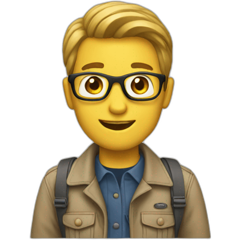 Tour guide emoji