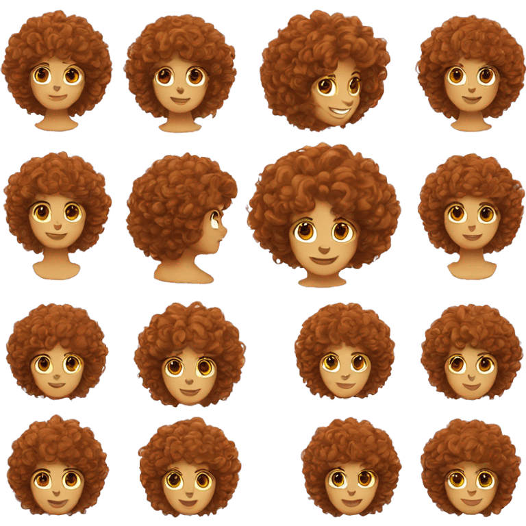 curly wig emoji