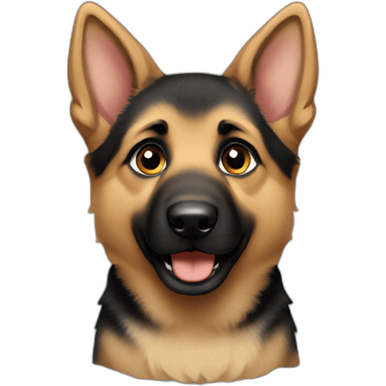 german shepherd puppy emoji