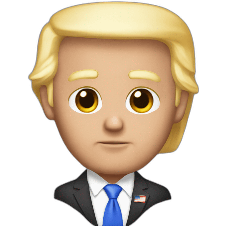 trump mixed with biden emoji