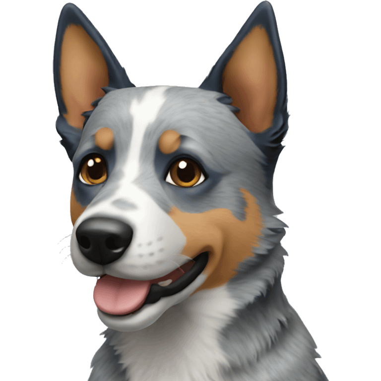 Blue heeler dog emoji