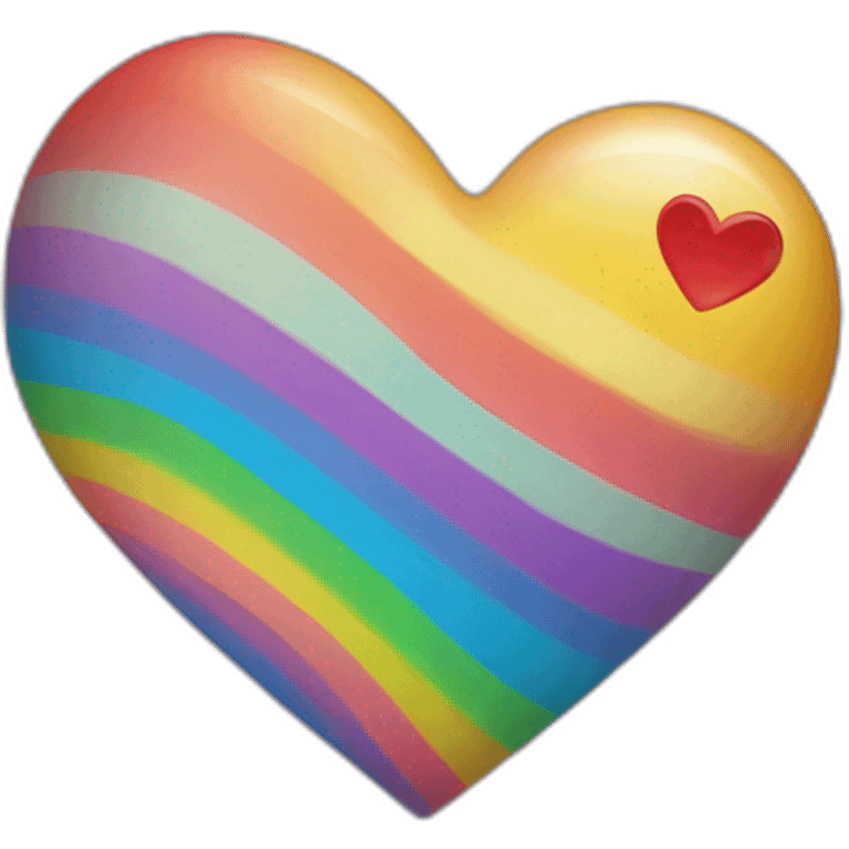 Rainbow Heart emoji