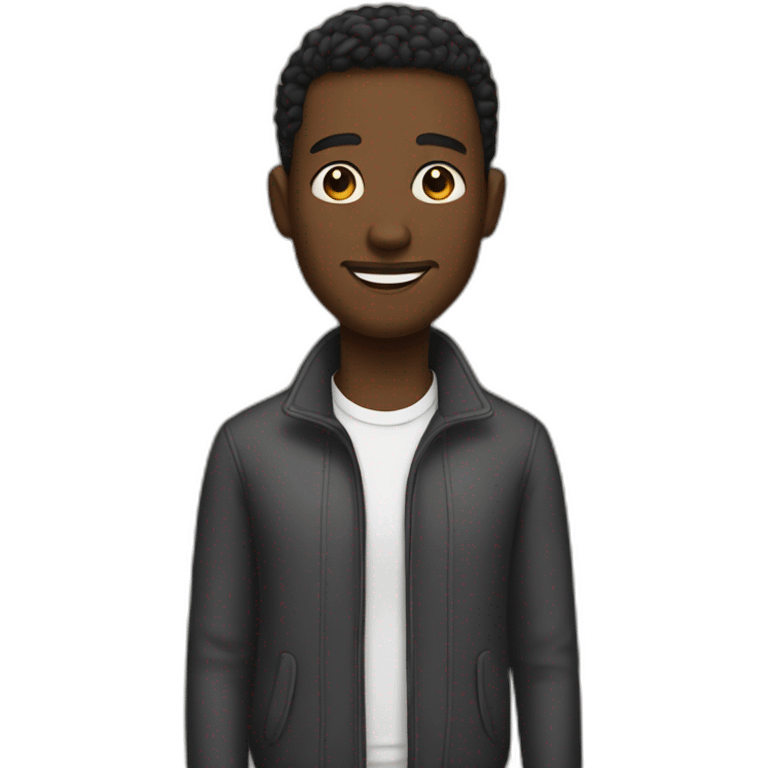 gay black man emoji