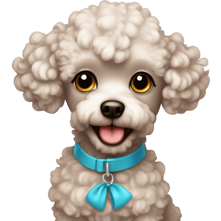 Toy party poodle  emoji