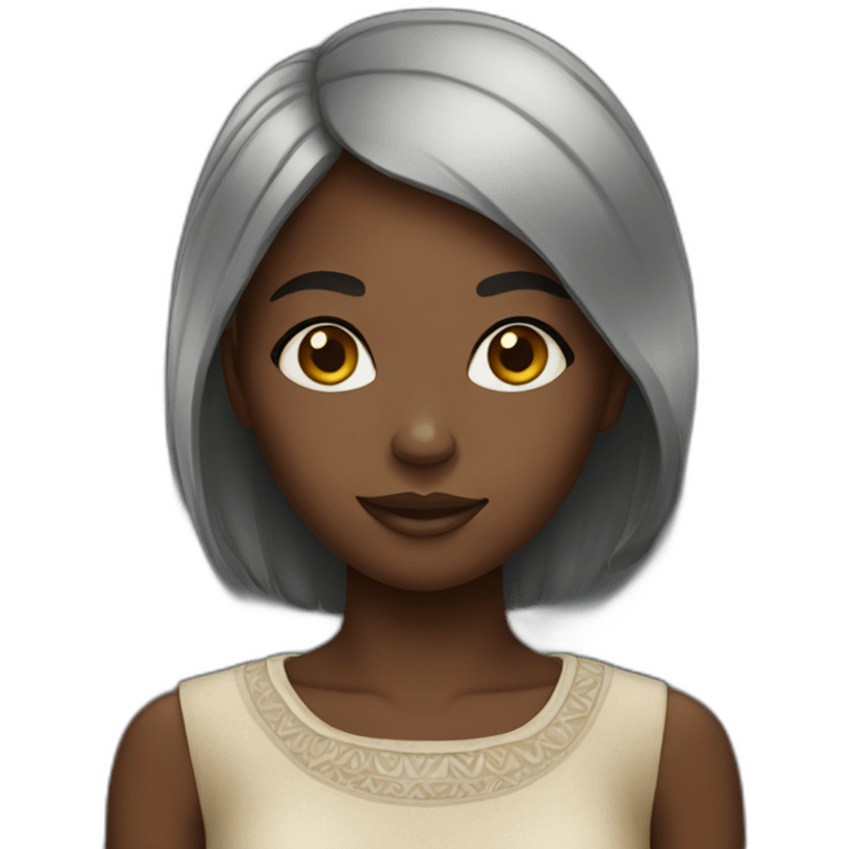 african girl emoji