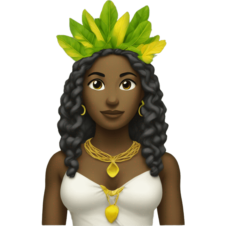 Jamaican goddess emoji