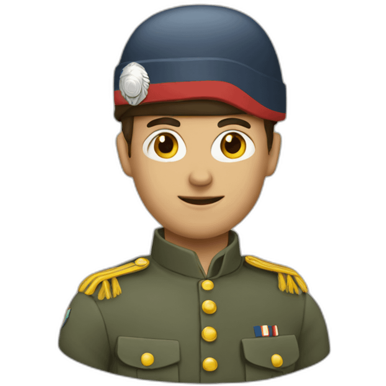 French army soldier emoji