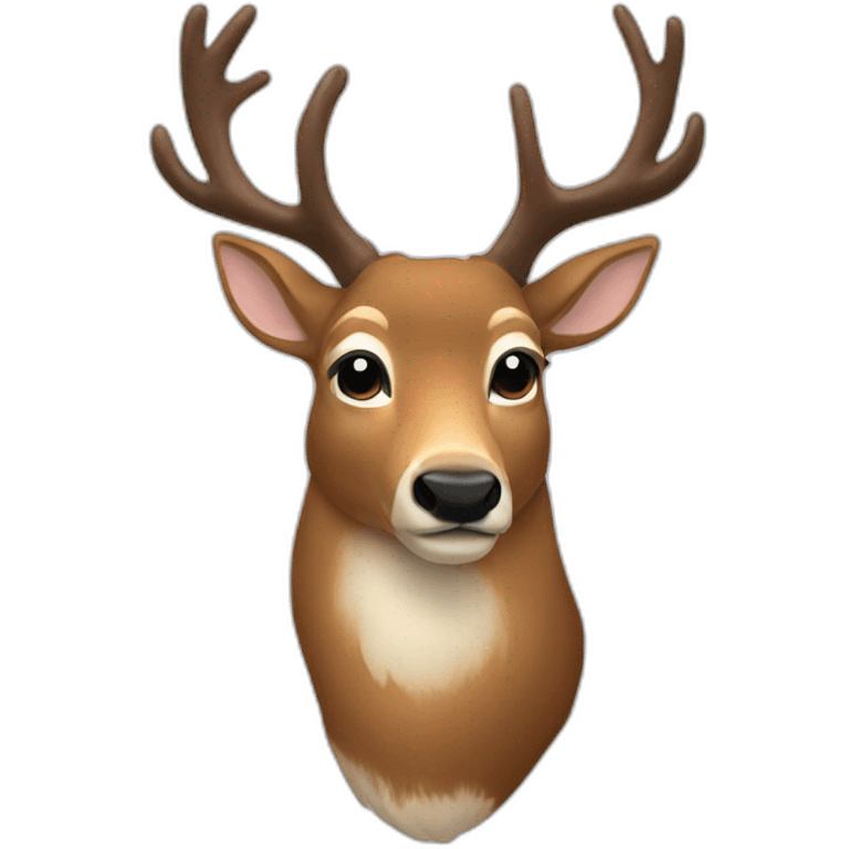 deer horns christmas emoji