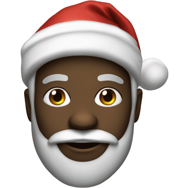 Black Santa emoji