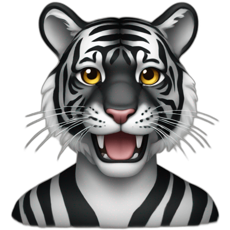 all BLACK Tiger emoji