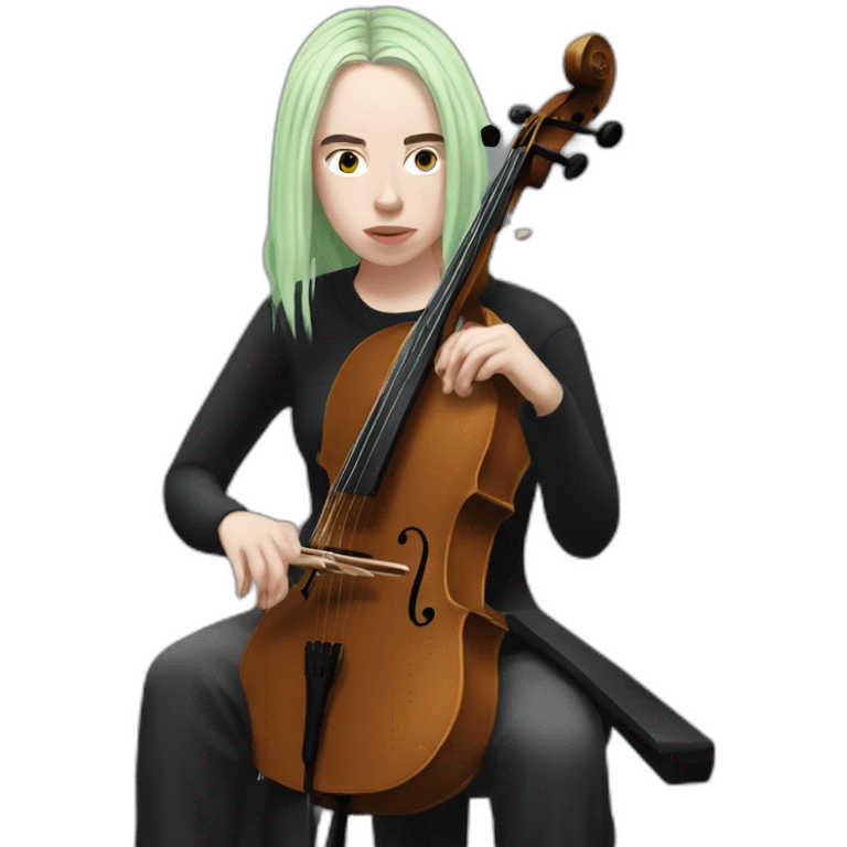 Billie eilish play cello emoji